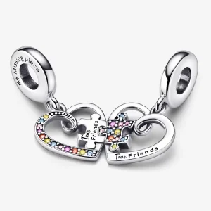 Charm Pendente Puzzle dell'Amicizia Divisibile