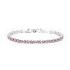 Bracciale tennis 4mm con zircone centrale