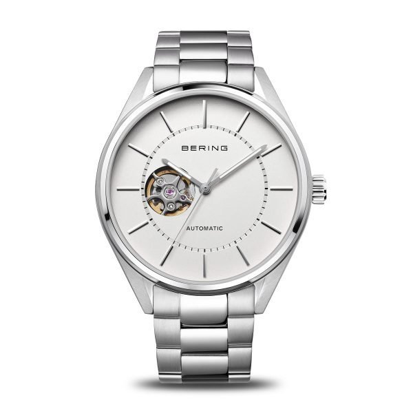 Automatic, argento brilliante-spazzolato