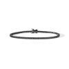 Tennis in Argento brunito 925 e zirconi neri