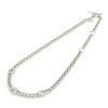 Collana in argento bianco