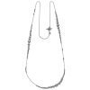 Collana in argento bianco