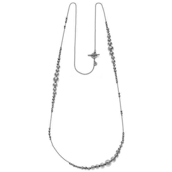 Collana in argento bianco