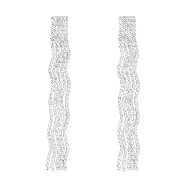 Orecchini Pendenti Romantic Shine Metallo Cristallo