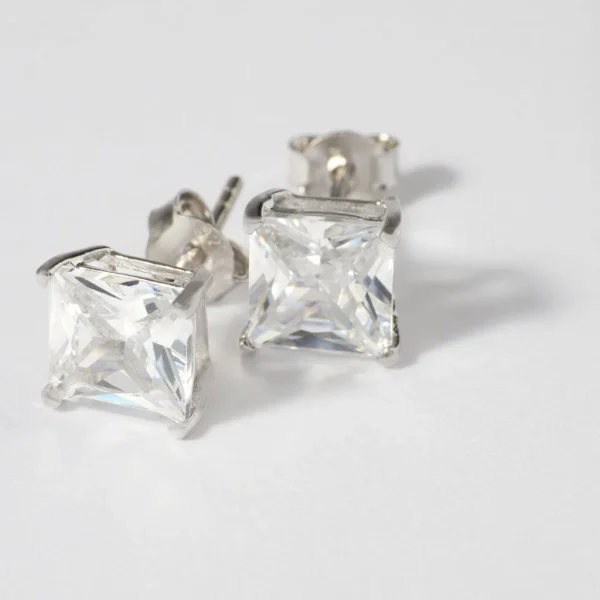 Orecchini Lobo Punto Luce Silver Elegance Argento Rodiato Cubic Zirconia