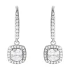 Orecchini Lobo Silver Elegance Argento Rodiato Cubic Zirconia
