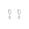 Orecchini A Cerchio Silver Moments Argento Rodiato Cubic Zirconia