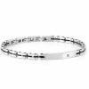 BRACCIALE DA UOMO CON PLACCA LUNGA STRONG
