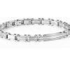 BRACCIALE IN ACCIAIO CON PLACCA STRONG
