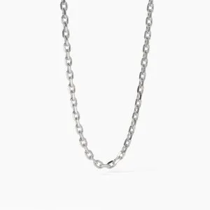 Collana in argento con catena forzatina EVERY DAY