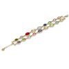 Bracciale doppio Caramelle Ovali con paste vitree multicolore