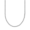 COLLANA UNISEX TORCHON IN ACCIAIO 4 MM