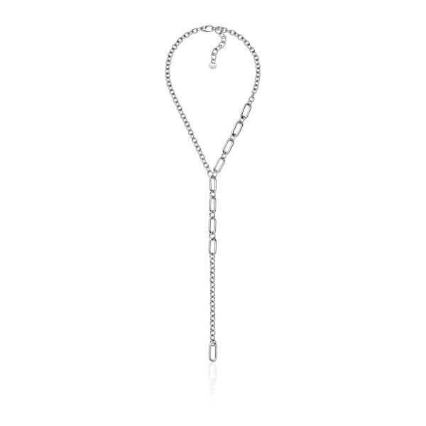 Collana catena fantasia argento