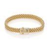 Bracciale in argento dorato Chicco