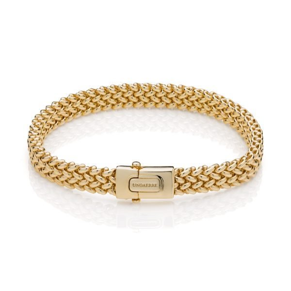 Bracciale in argento dorato Chicco