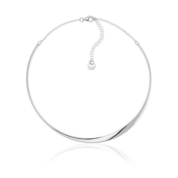 Collana rigida in argento