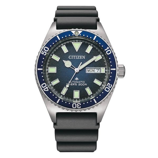 Diver's Automatic 200 m, caucciù e quadrante blu