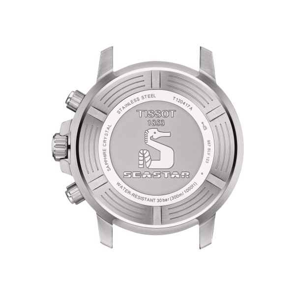 Tissot Seastar 1000 quartz chronograph rosso e blu