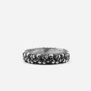 Anello fede carnage con teschi