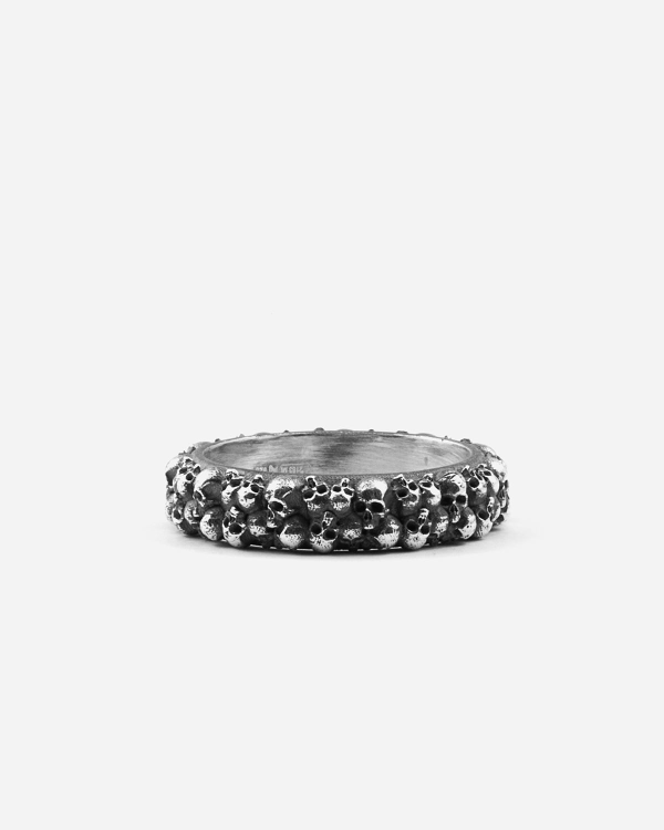 Anello fede carnage con teschi
