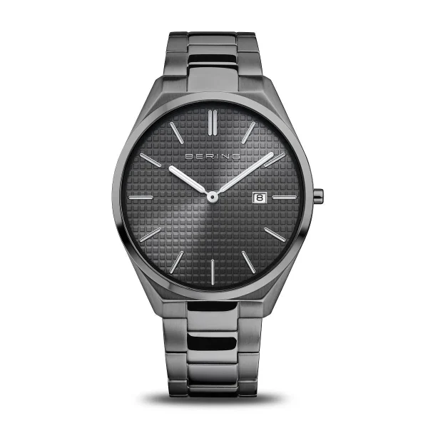 Ultra slim grgio brillante spazzolato