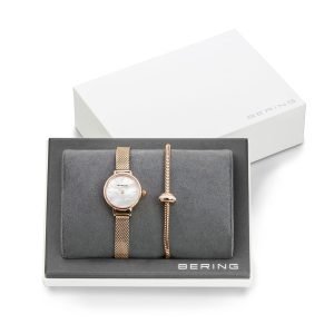 Classic oro rosa brillante, combo bracciale