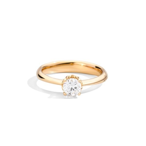 Anello Solitario Anniversary Gold