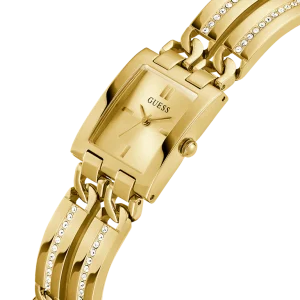 Guess Lady quadrato crystal gold