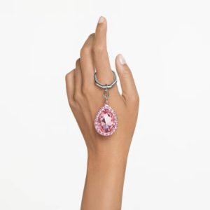 Portachiavi taglio pear, rosa