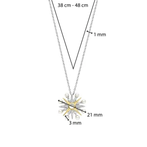 TI SENTO collana stella e perle