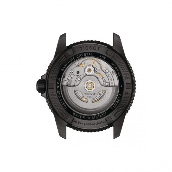 TISSOT SEASTAR 1000 POWERMATIC 80 40MM, nero e blu