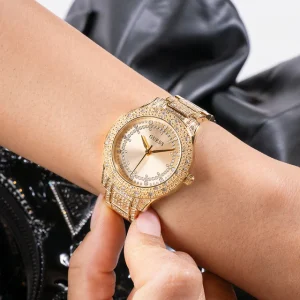 GUESS Ladies Gold Tone Analog Watch