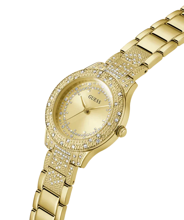 GUESS Ladies Gold Tone Analog Watch