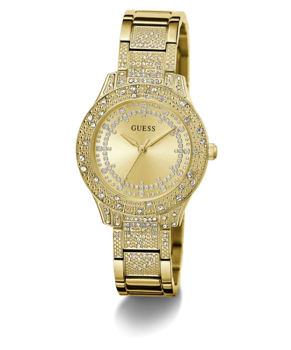 GUESS Ladies Gold Tone Analog Watch