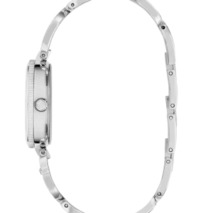 GUESS Ladies Silver Tone Analog Watch