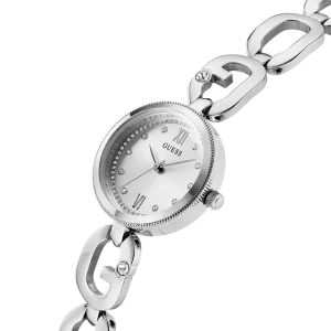 GUESS Ladies Silver Tone Analog Watch