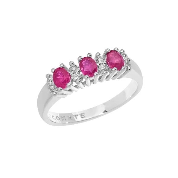 Anello in Oro, Diamanti e Rubini della Collezione Duchessa