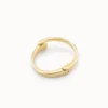 Bracciale uomo placcato oro 18k con molla nascosta e forma di chiodo