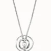 Ciondolo placcato argento Sterling con perla