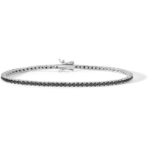 Tennis in Argento 925 e zirconi neri