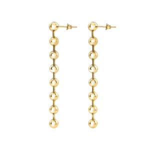 BUBBLE ORECCHINI IN ACCIAIO COLOR ORO