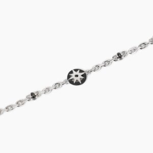 Bracciale regolabile con rosa dei venti Bali