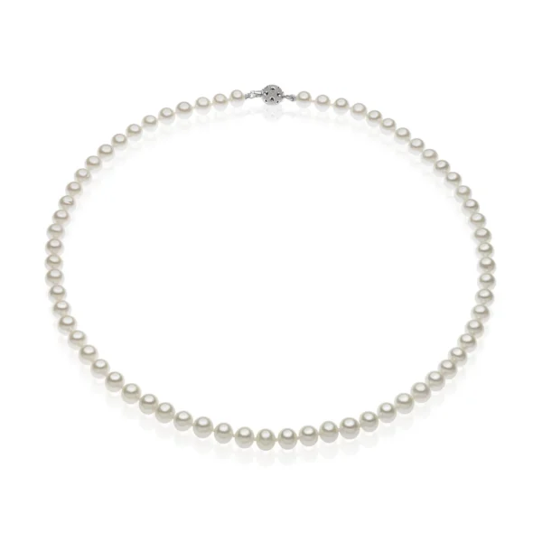 Collana di perle Akoya.