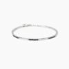 Bracciale con piastre e zirconi Dinamico