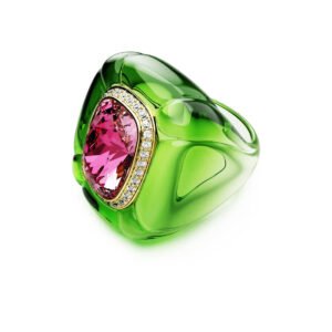 Anello cocktail Dulcis Taglio Cushion, Pavé, Multicolore M58