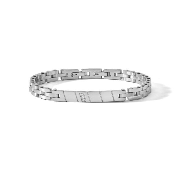 Bracciale Acciaio e Diamanti