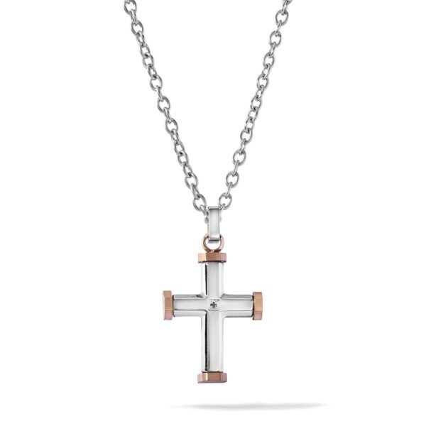 Collana in acciaio da uomo