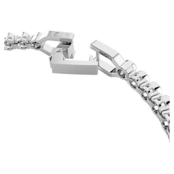 Bracciale Tennis Imber Emily Taglio Round, Blu, Placcato rodio