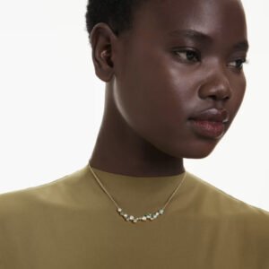 Collana Constella Taglio misto, Verde, Placcato color oro