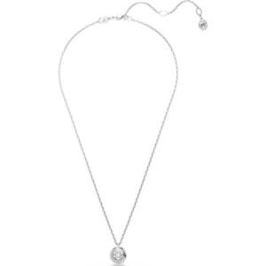 Pendente Dextera Taglio Round, Bianco, Placcato rodio